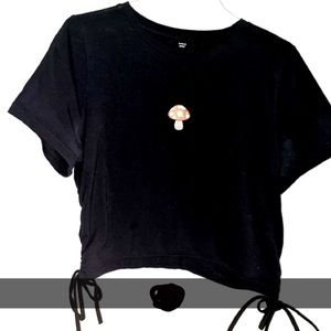 Mushroom crop top